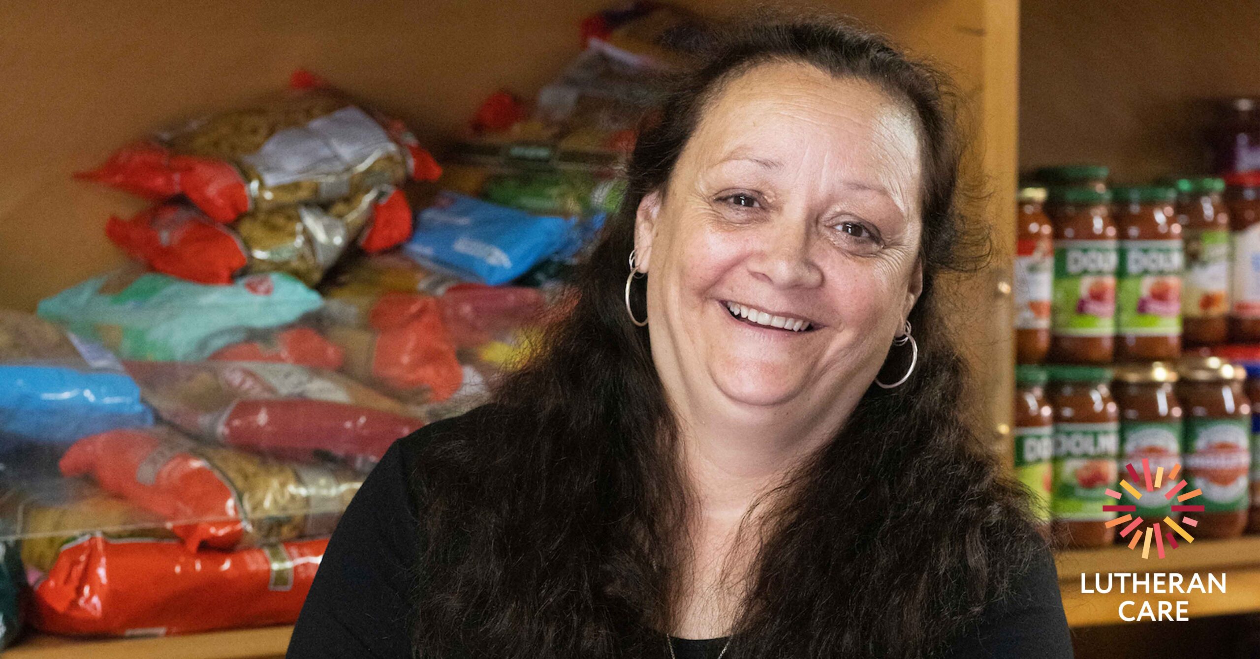 Image of Deb Elliott. The Lutheran Care logo appears in the bottom right hand corner.